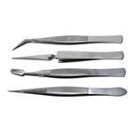 PINZAS PRECISION JGO 4uni INOX