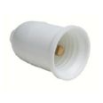 PORTALAMPARAS PROVISIONAL E14 BLANCO LISO SENCILLO