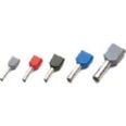 PUNTERA AISLADA HUECA DUO 2X0.75 GRIS