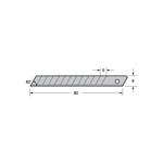 RECAMBIO CUCHILLA CUTTER 9mm
